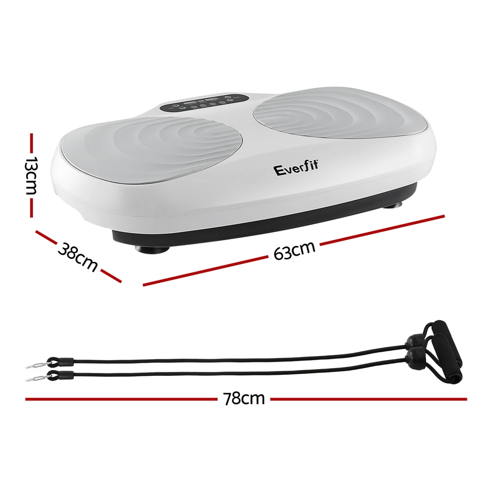 Everfit Vertical Rhythm Vibration Machine Home Workout Platform with Resistance Rope