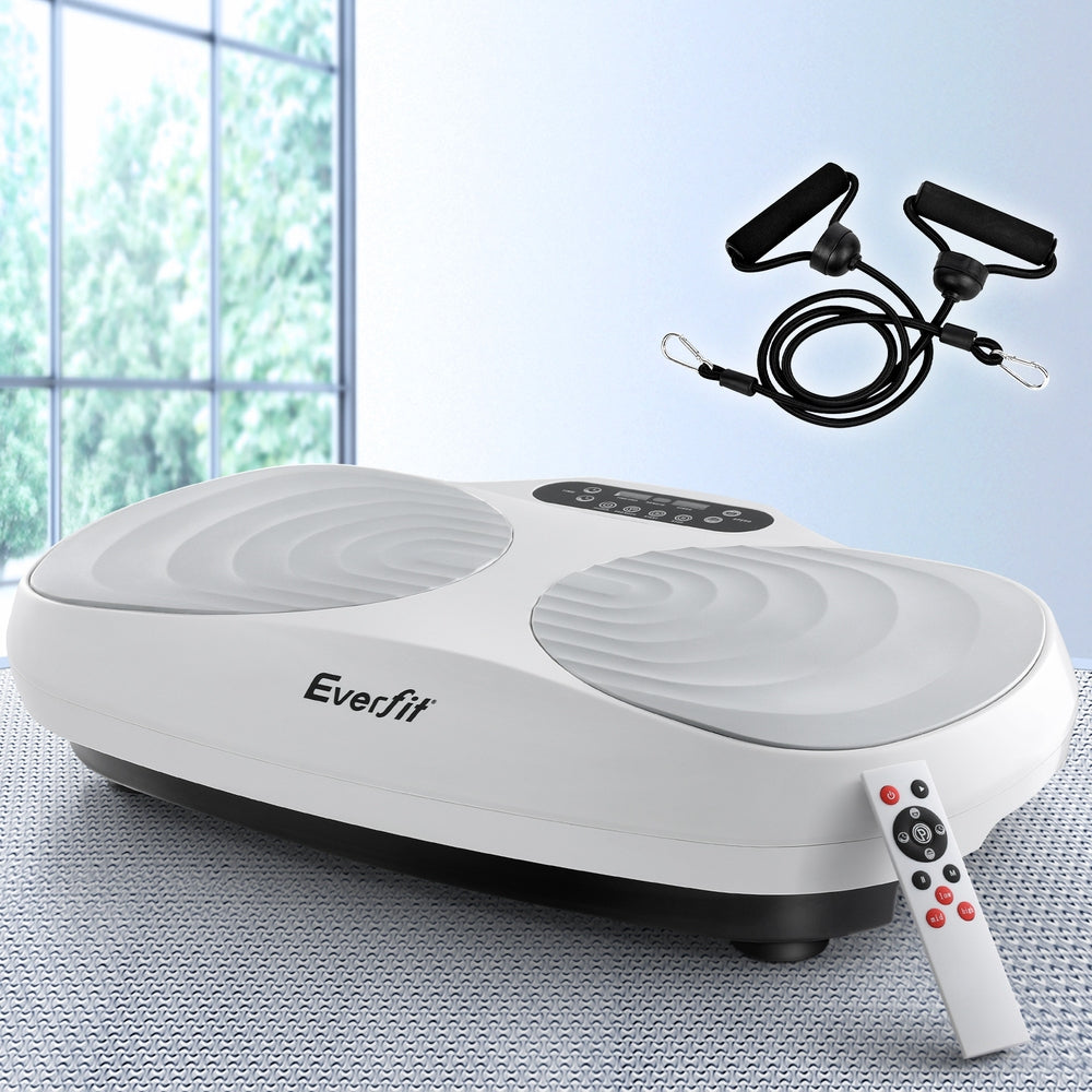 Everfit Vertical Rhythm Vibration Machine Home Workout Platform with Resistance Rope