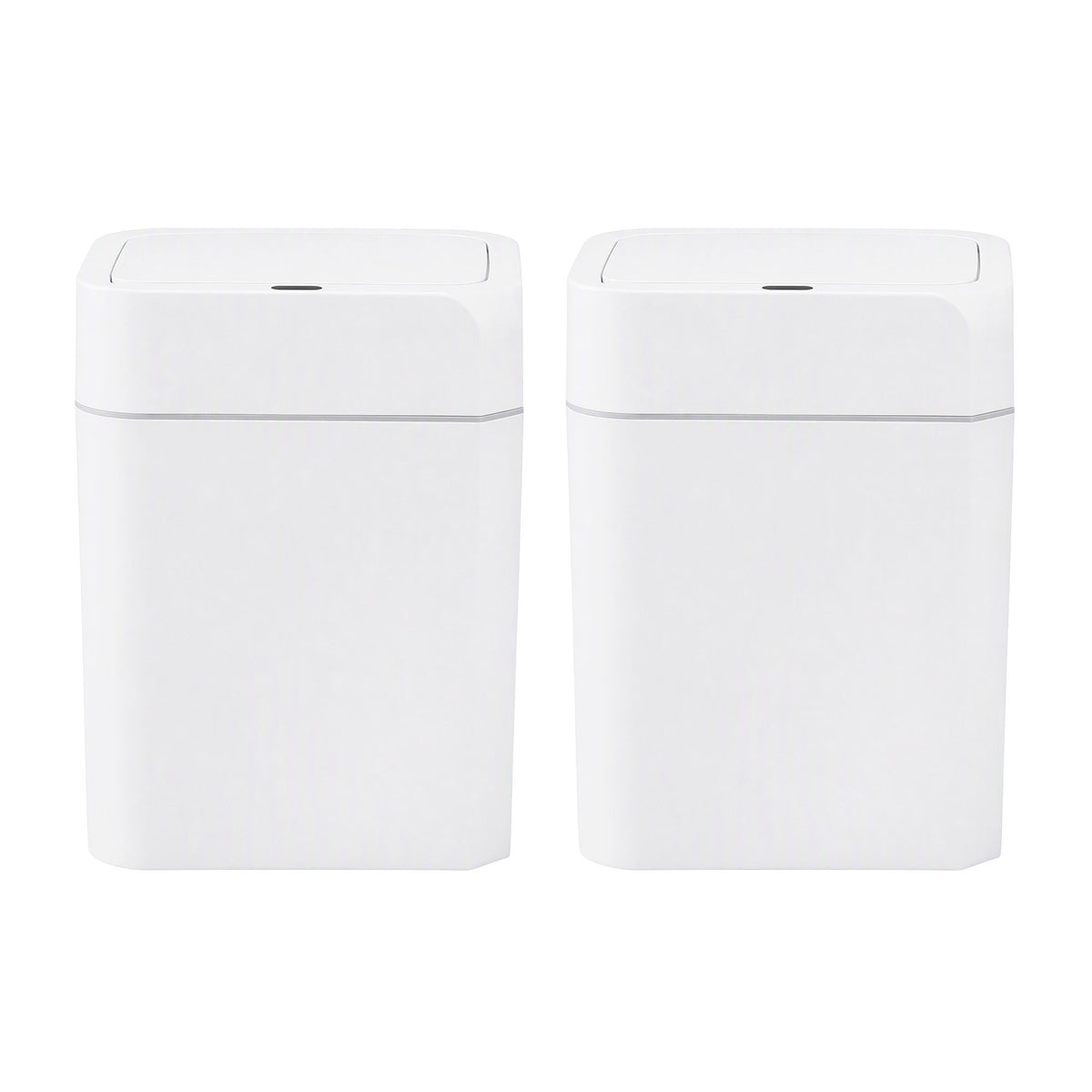 Artiss Rubbish Bin 12L 2-Pack Motion Sensor Kitchen White
