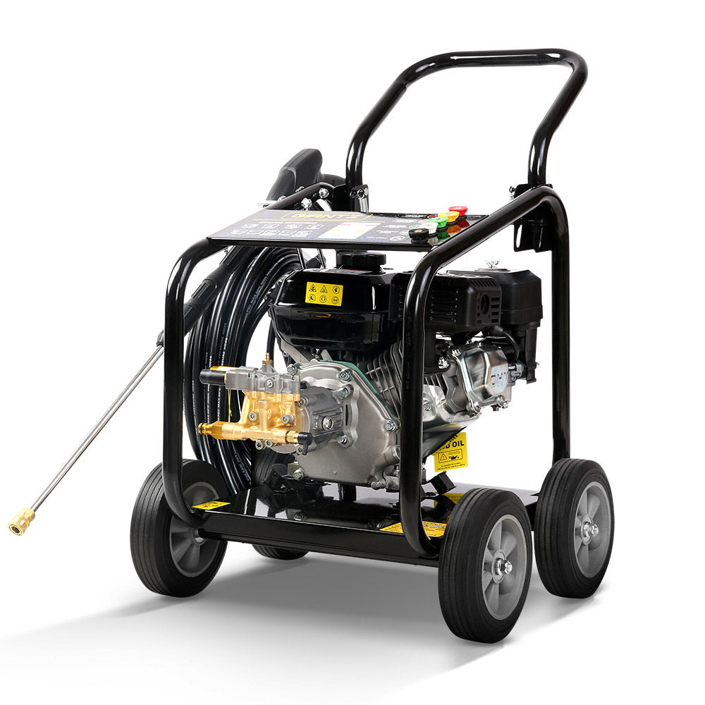 Giantz Petrol High Pressure Cleaner 20M Hose Black
