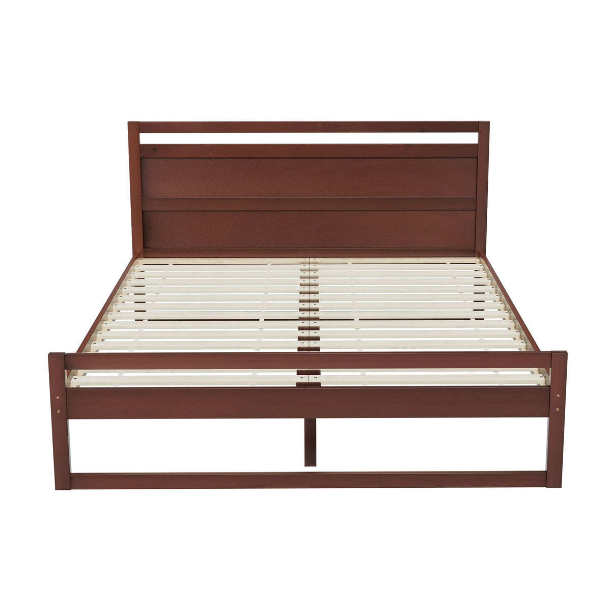 Witton Double Size Pinewood Bed Frame Walnut