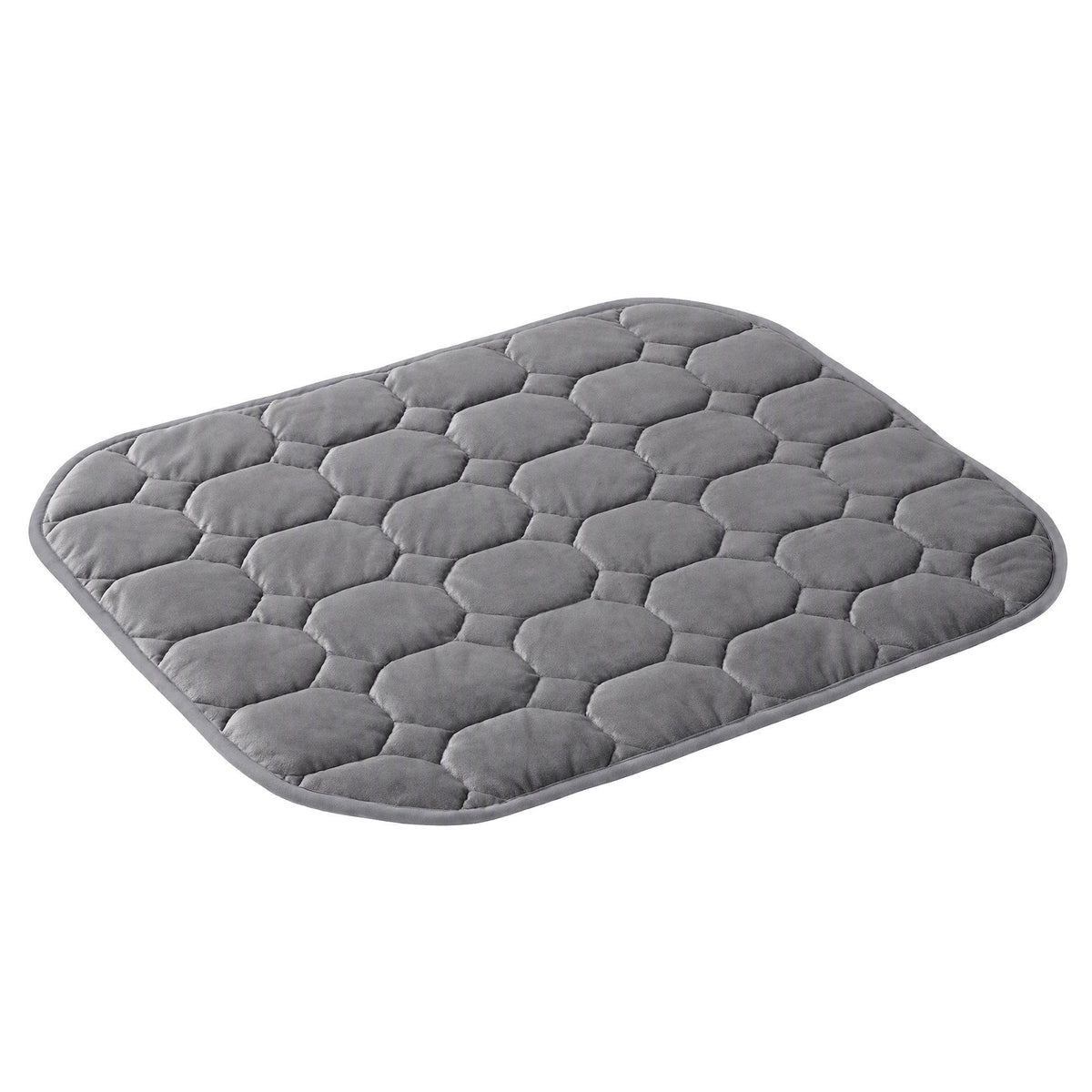 Giselle Weighted Lap Blanket 3.2KG Grey Crystal Velvet