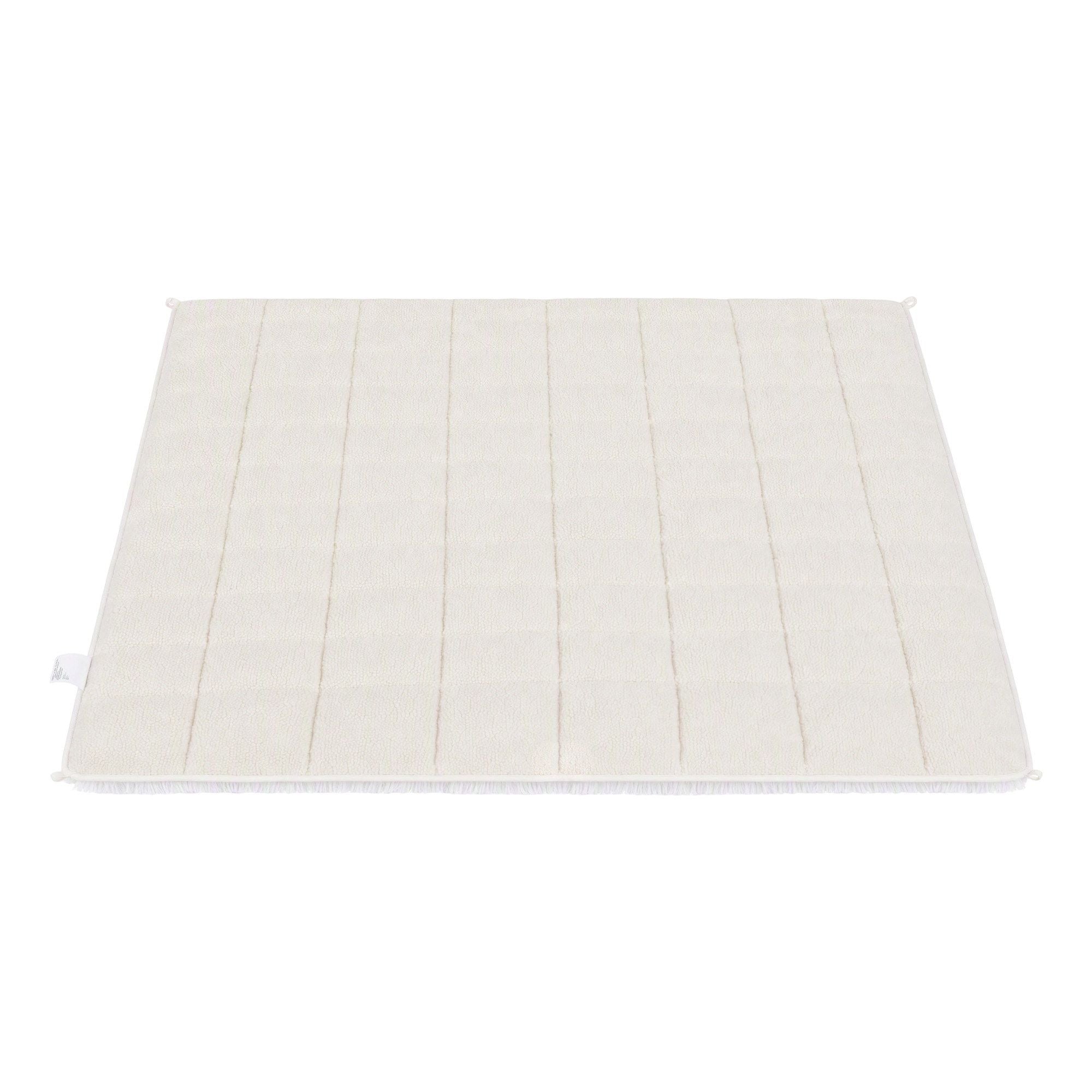 Giselle Faux Fur Weighted Blanket 2 Sided Long Pile Sherpa Reverse Cream 9KG 152 x 203cm