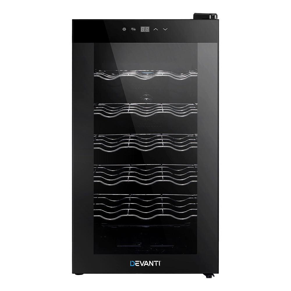 Devanti 18-Bottle Wine Fridge Thermoelectric Black