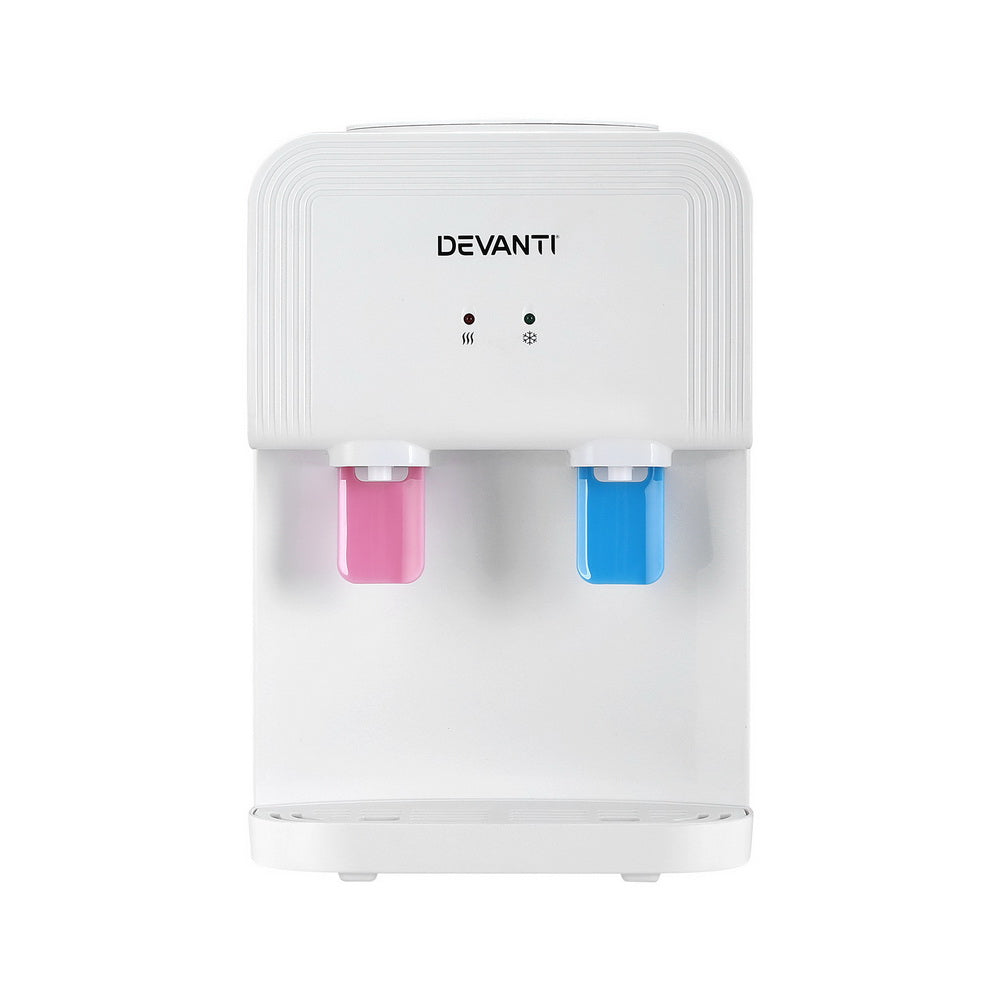 Devanti Bench Top Water Cooler Dispenser White