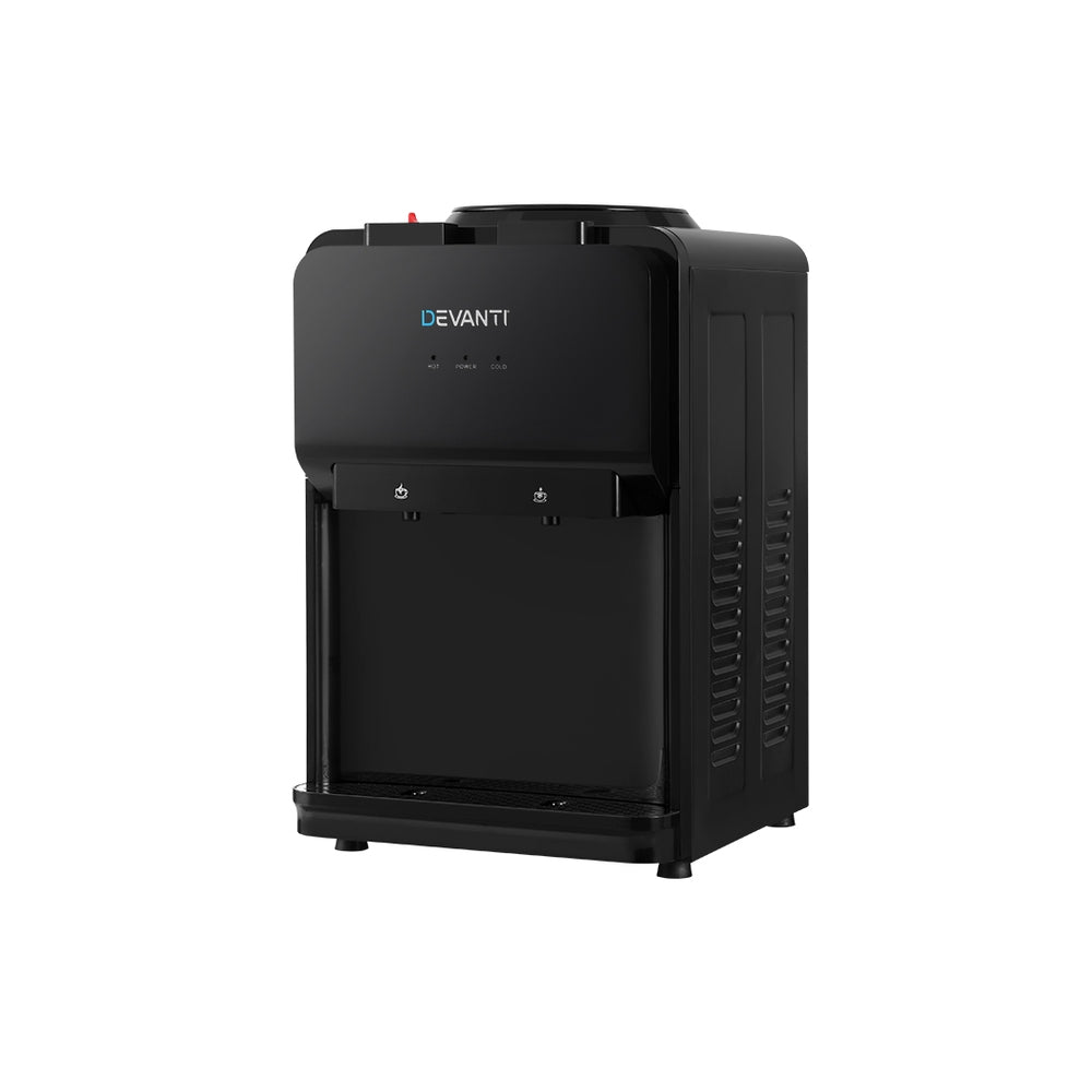 Devanti Bench Top Water Cooler Dispenser Black
