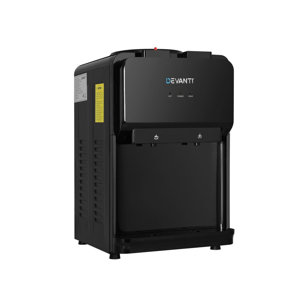 Devanti Bench Top Water Cooler Dispenser Black