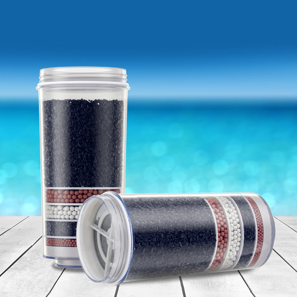 Devanti 7-Stage Water Filter 2-Pack Dispenser-Compatible