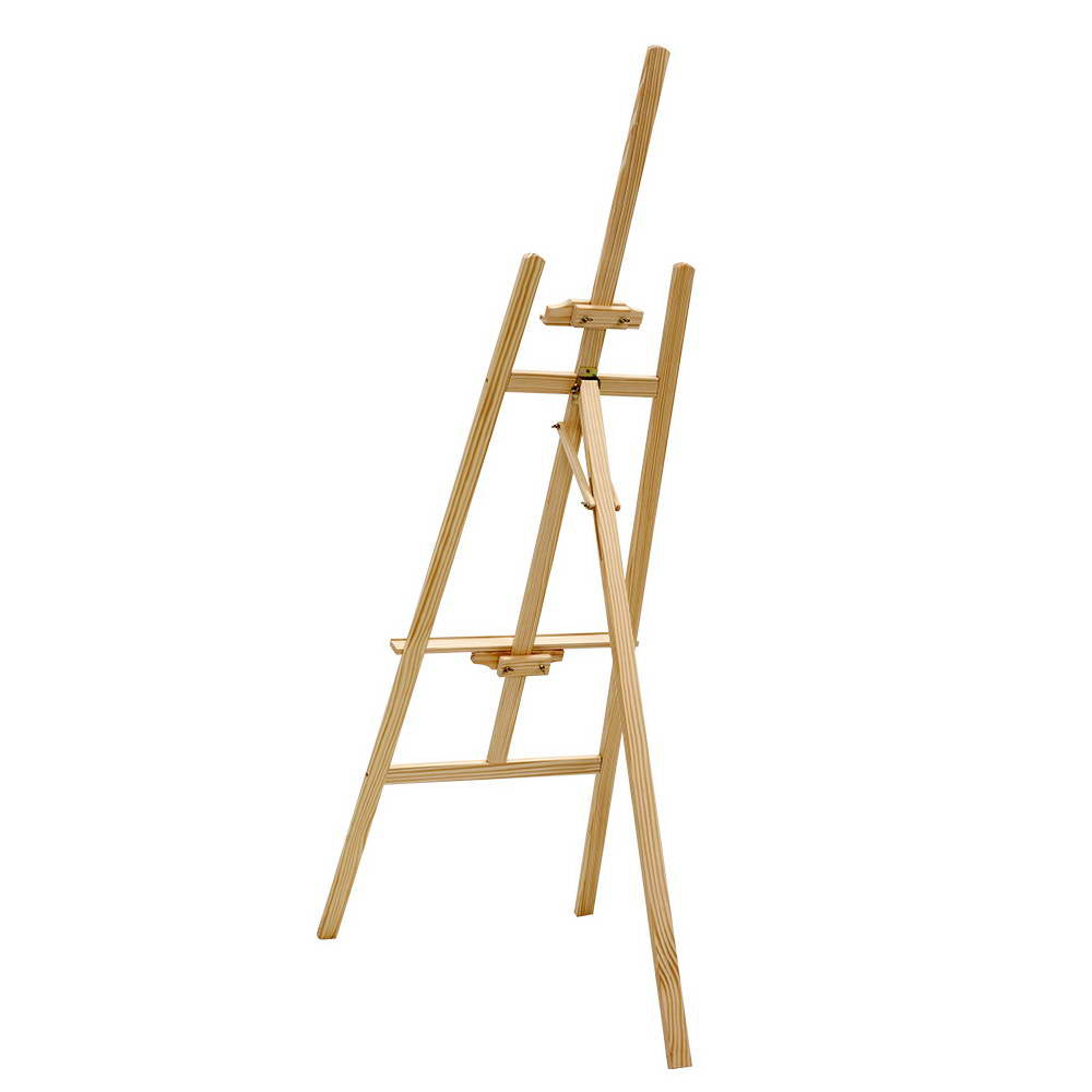 Artiss 175cm Floor Easel Pine Wood White Oak