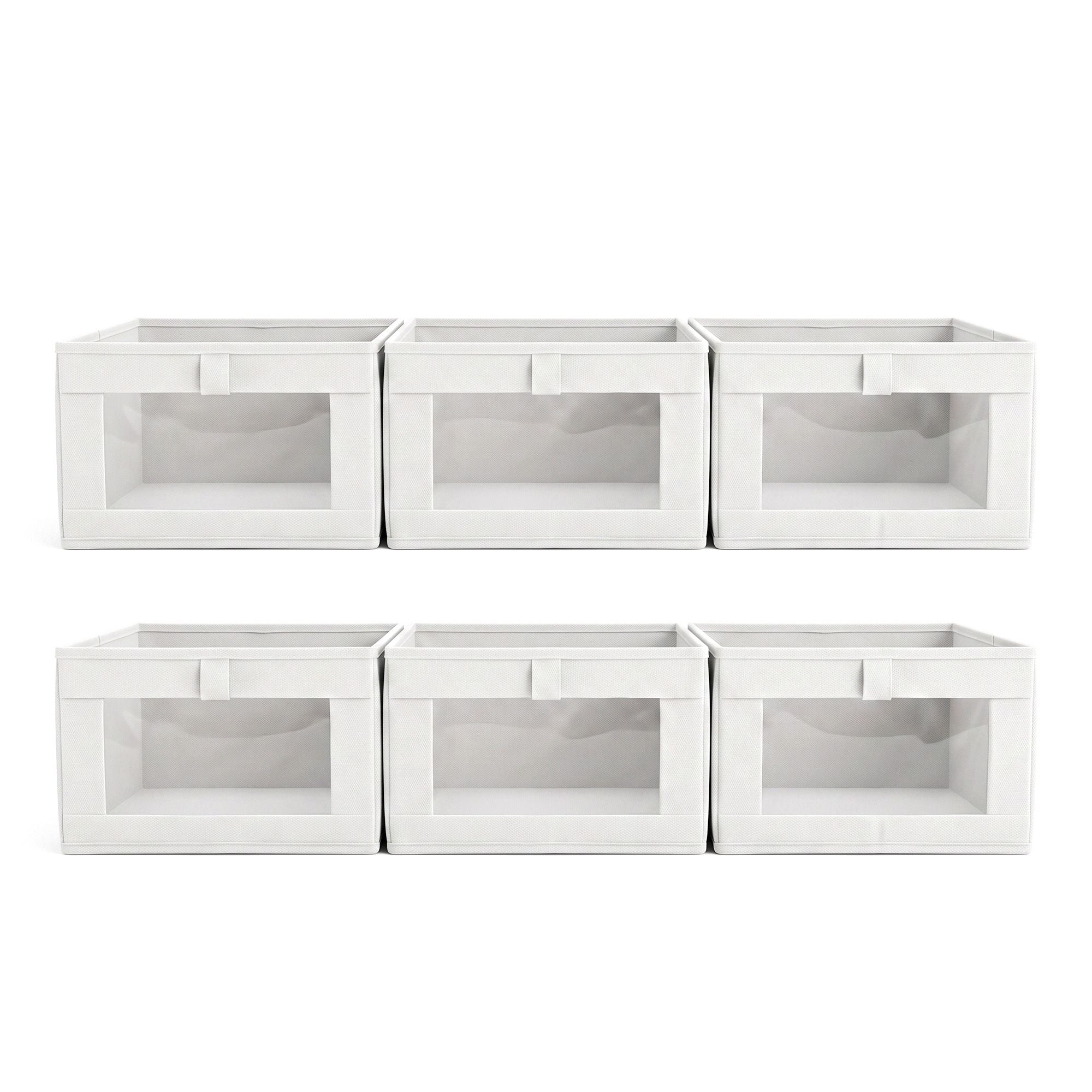 Artiss 6 Pack Linen Closet Organizers and Storage Foldable Clothing Bins