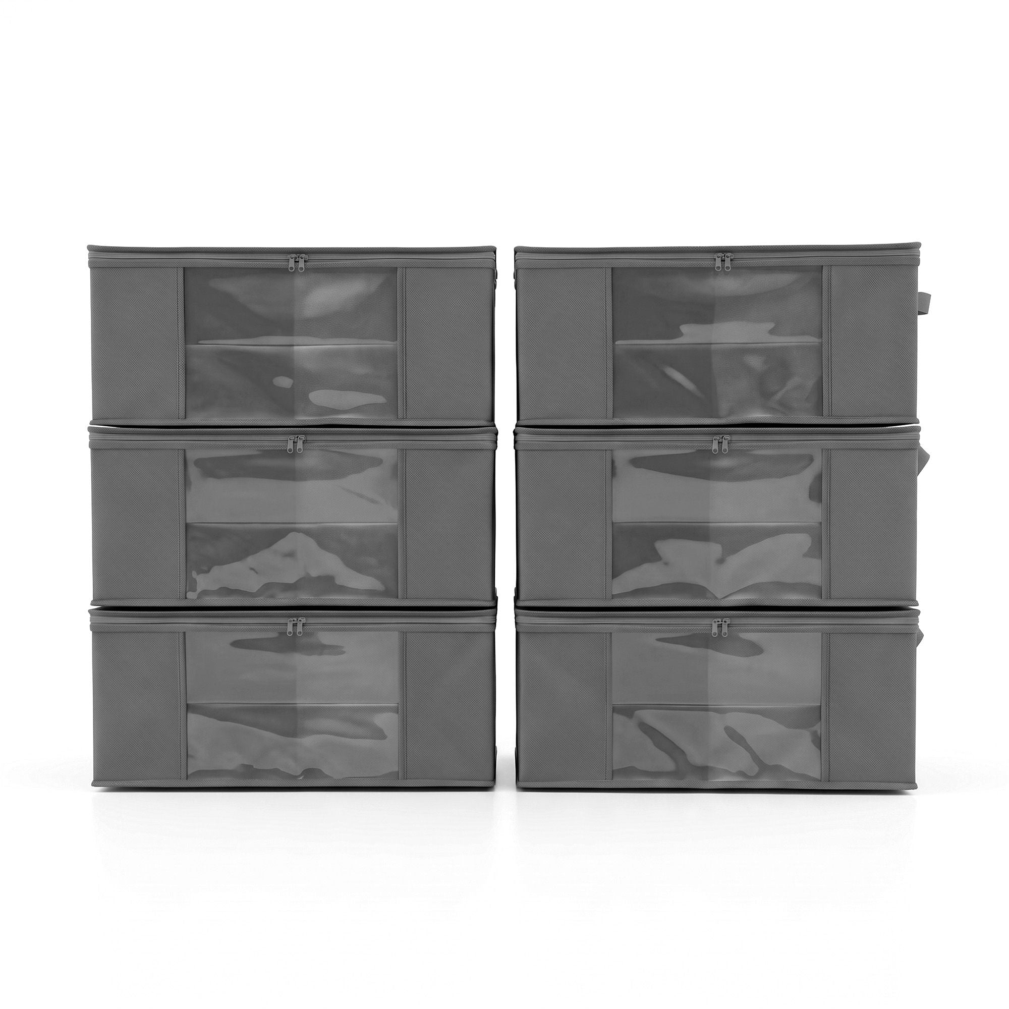 Artiss 6 Packs Clothes Storage Bags 35L Foldable Closet Organizer Storage Bins