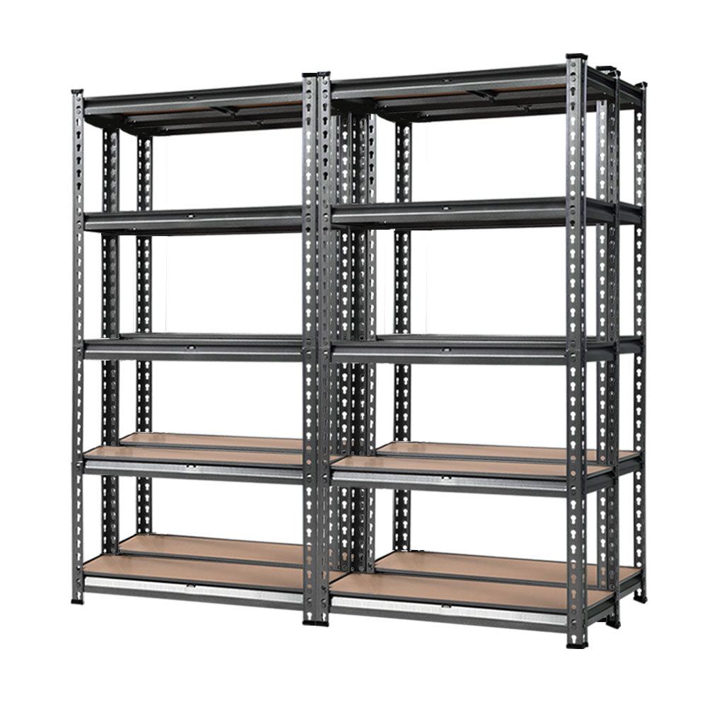 Giantz 4x1.5M Garage Shelving Rack Charcoal