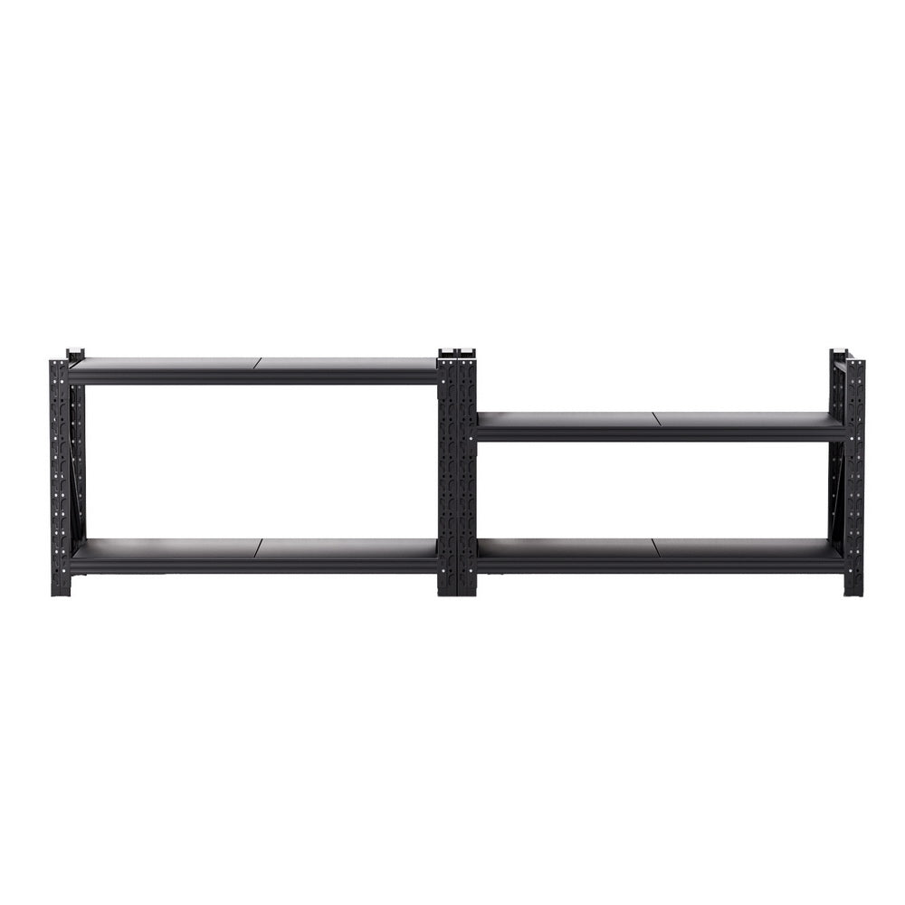 Giantz 2-Tier Garage Shelving Workbench Rack Black