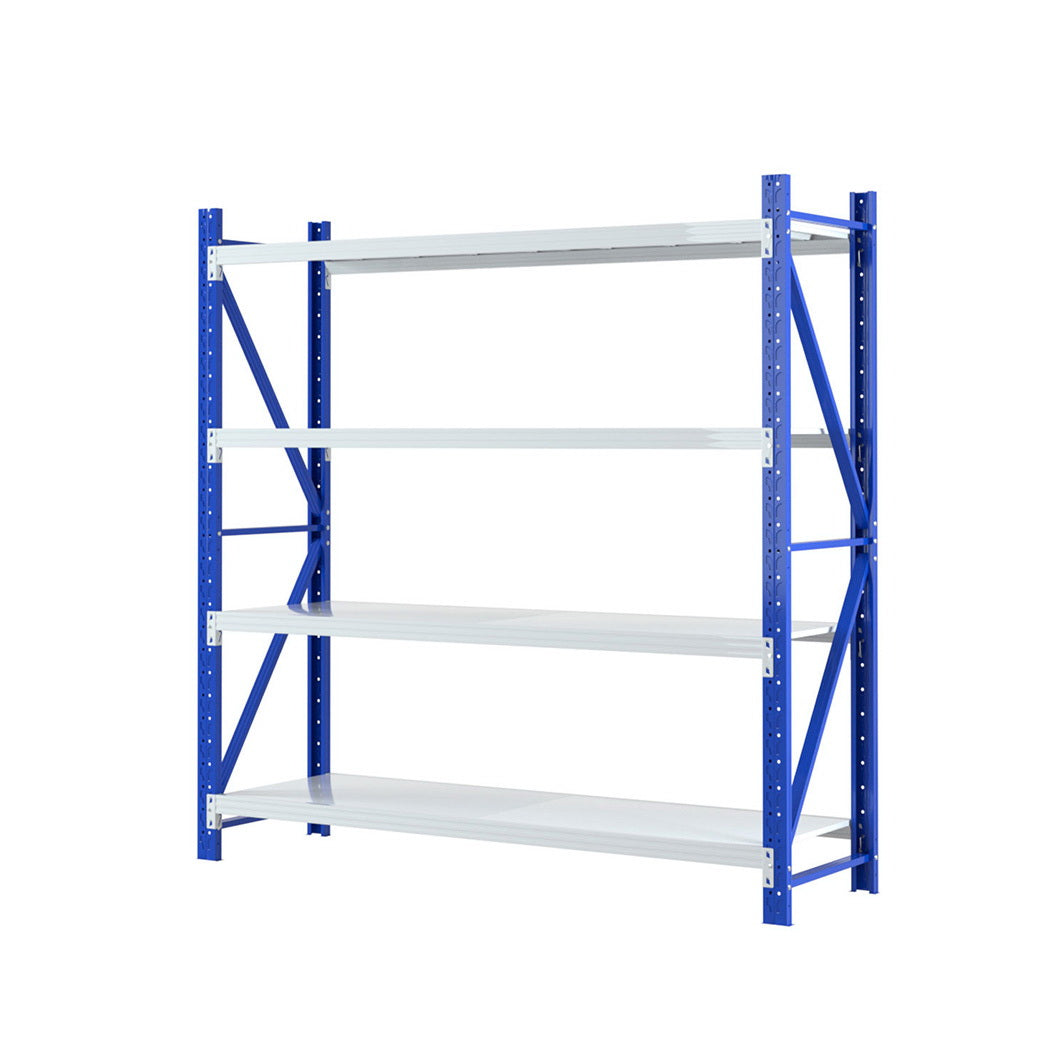 Heavy-Duty Adjustable 4-Tier Steel Storage Rack - Giantz