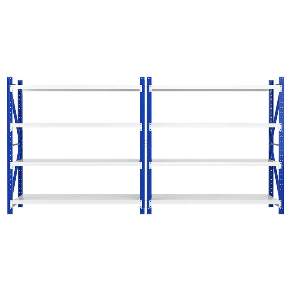 Giantz 4Mx2M Industrial Garage Shelving Rack Blue