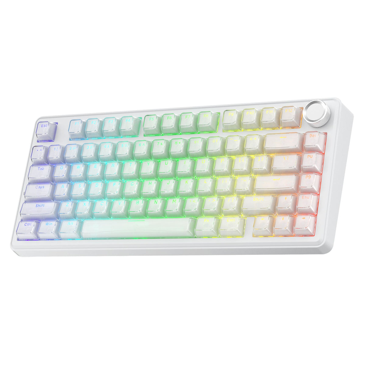A75 75% Gasket Mechanical Keyboard Tri-Mode Hot-Swap Knob