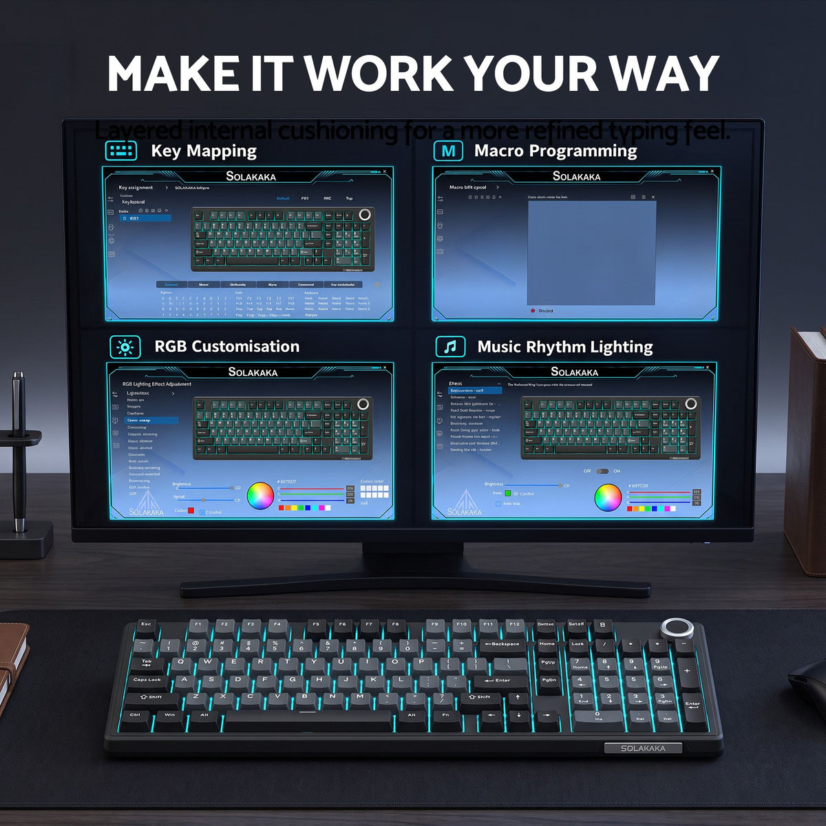 Ki99 Pro 99-Key Tri-Mode Hot-Swap Mechanical Keyboard