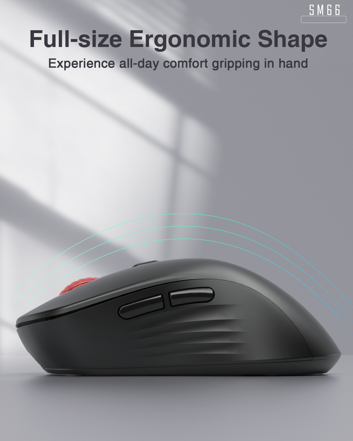 SOLAKAKA Silent Wireless Mouse Bluetooth 2.4GHz 4200 DPI 7 Buttons
