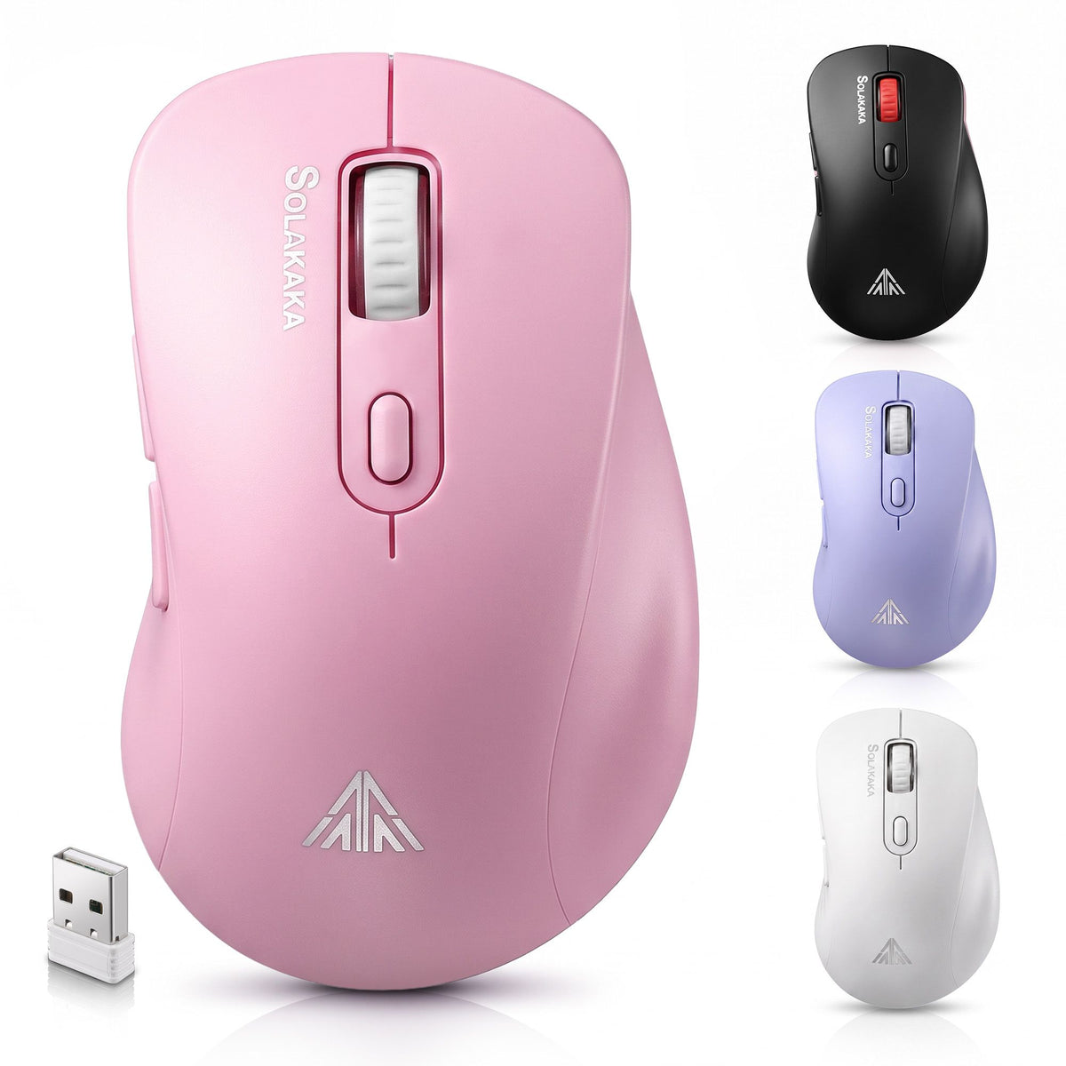 SM66 Silent Wireless Mouse Bluetooth 2.4GHz 4200 DPI