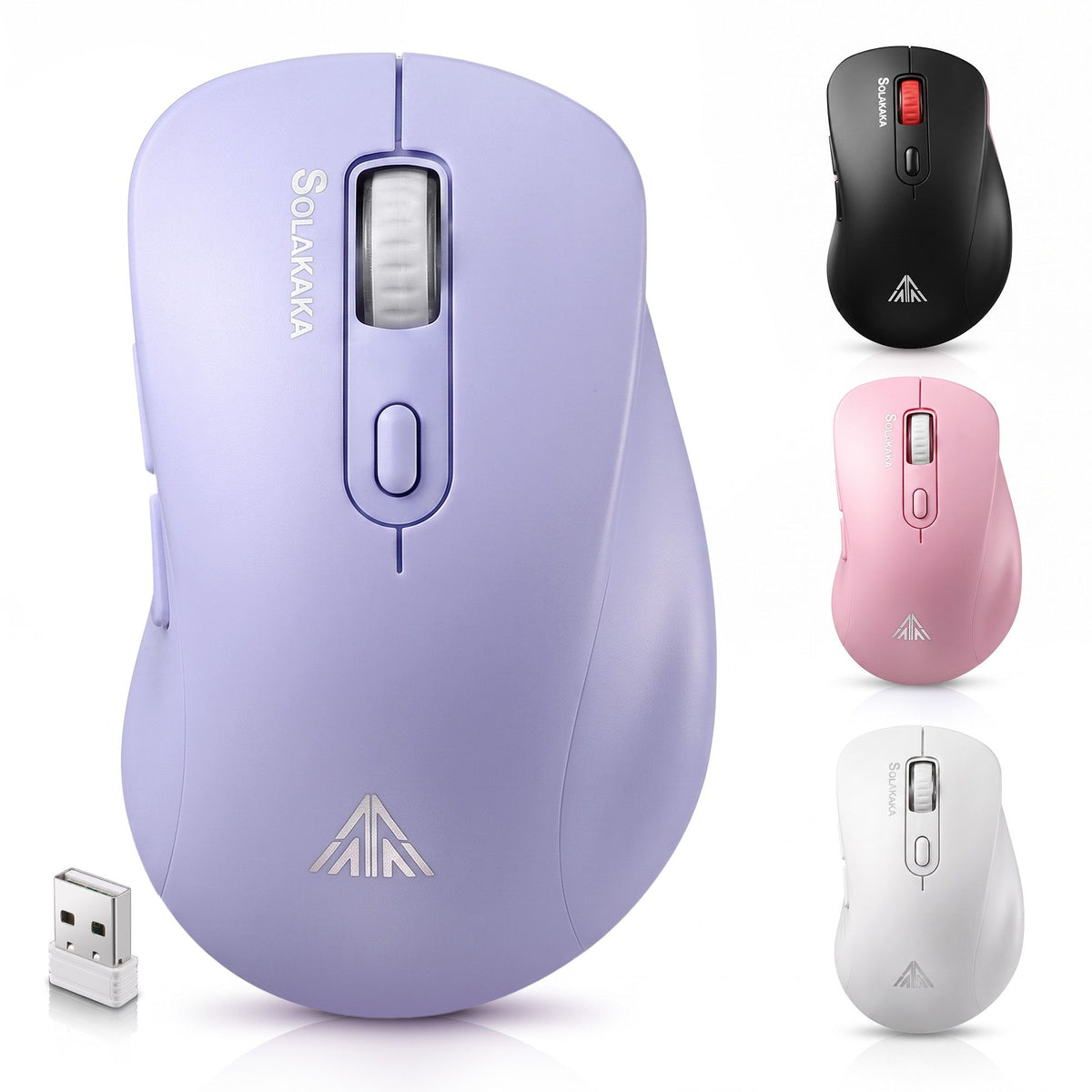 SM66 Silent Wireless Mouse Bluetooth 2.4GHz 4200 DPI