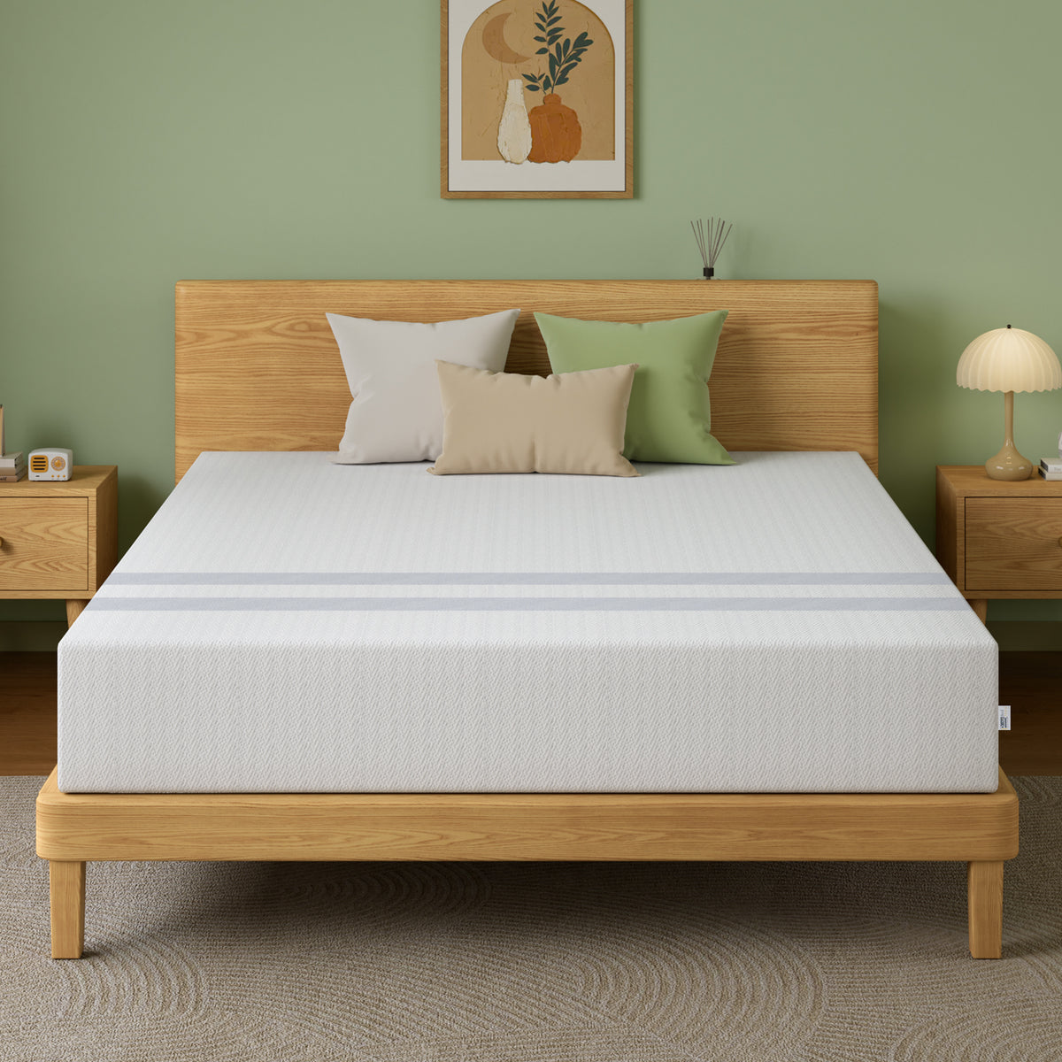 BedStory 25cm Double Reversible Gel Memory Foam Mattress Medium Firm