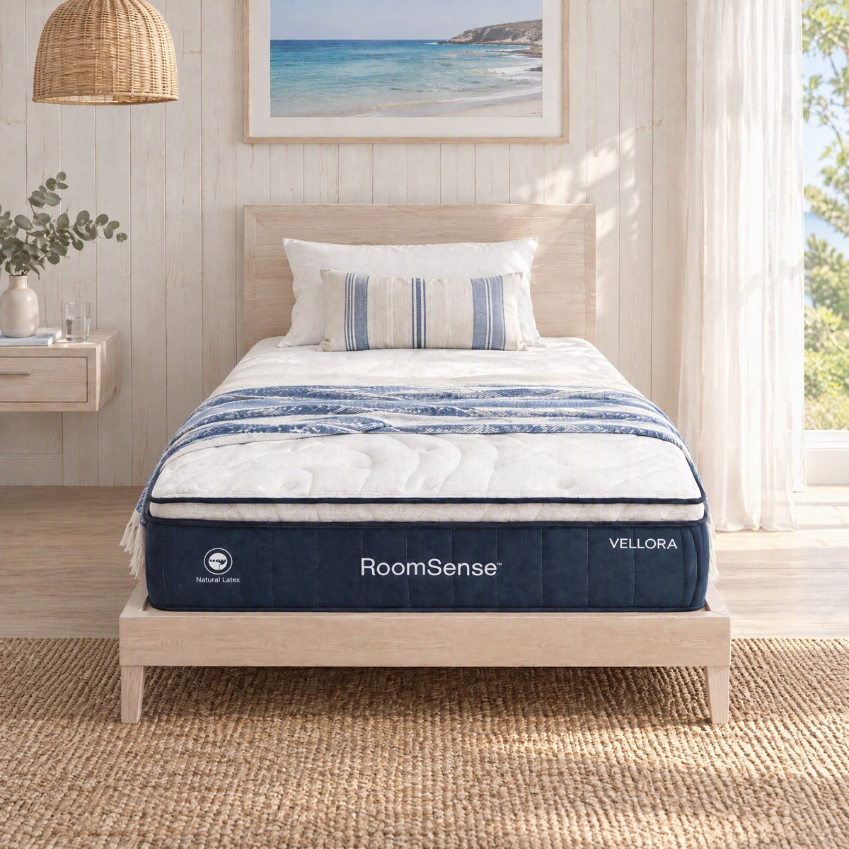 RoomSense Single 30cm Medium Firm Pocket Spring Mattress