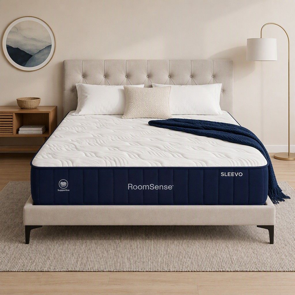 RoomSense Double Pocket Spring Mattress 26cm Firm Orthopedic