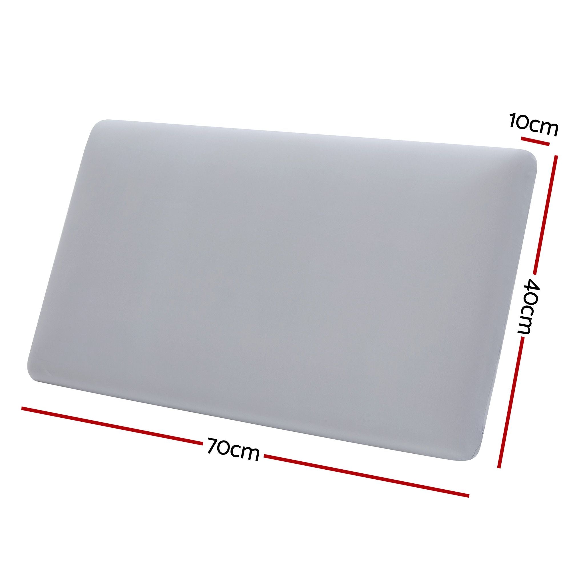 RoomSense Cooling Memory Foam Pillows for Sleeping, Anti-Clumping Solid Core Bed Pillows for Hot Sleepers, Supportive Side Sleeper Pillow, Washable Cover Queen Size 1 Pack, 70x40x10cm