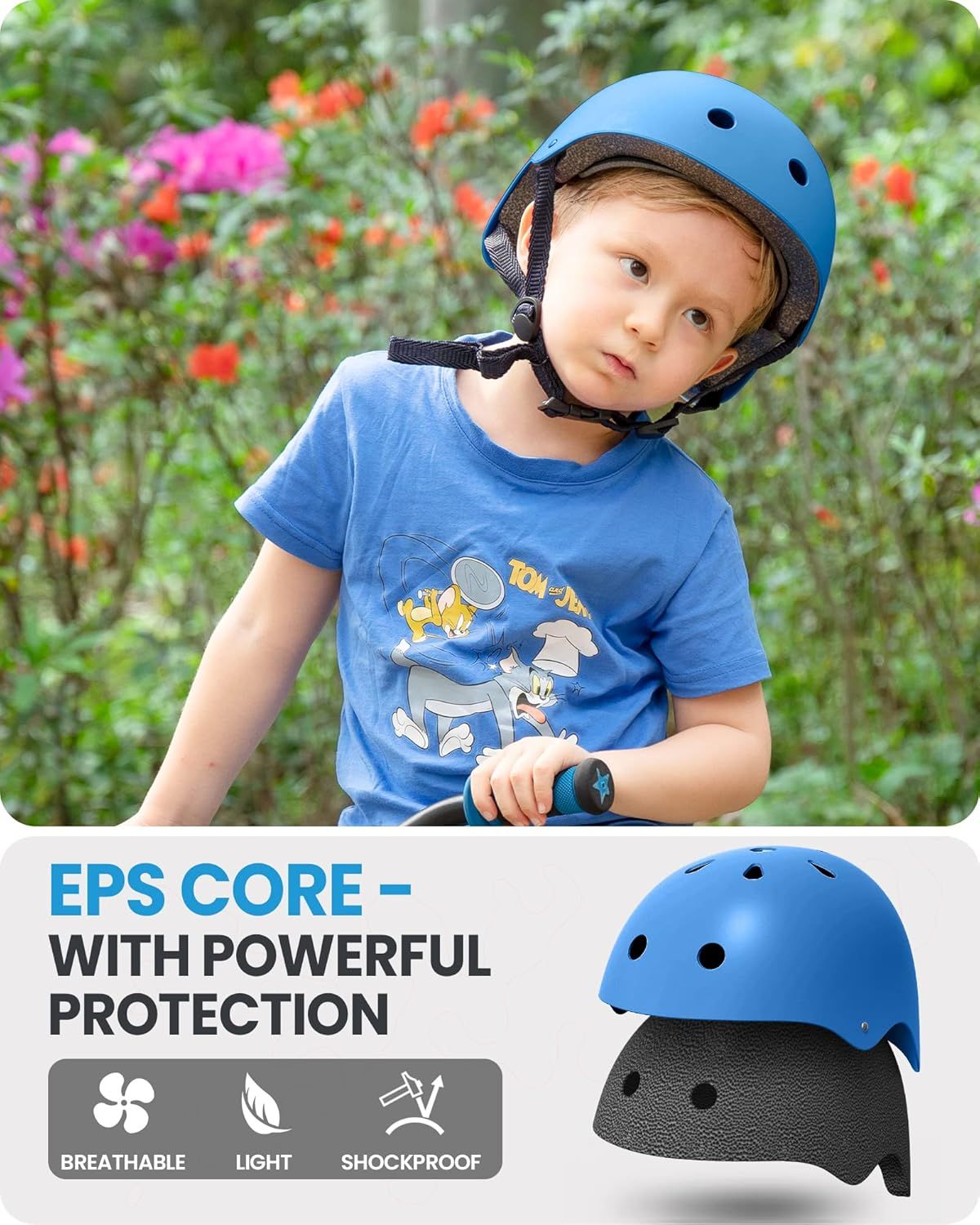 OutdoorMaster Youth & Kids Bike Helmet - Adjustable Multi-Sports Skateboard Helmet with Removable Liners for Balance Bike, Toddler Scooter, One Wheel Hoverboard-Mint Green-Large