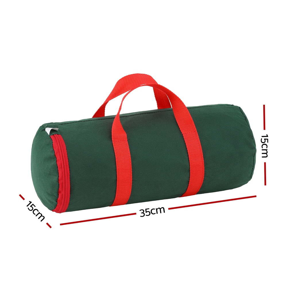 Jingle Jollys Christmas Baubles Storage Bag Green