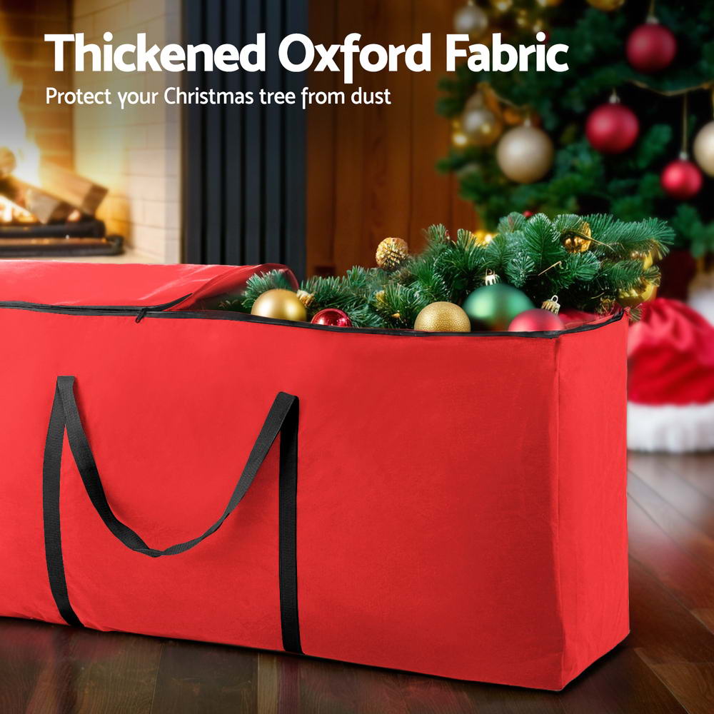 Xmas Tree Storage Bag 8ft Capacity, Durable Oxford Fabric - Jingle Jollys