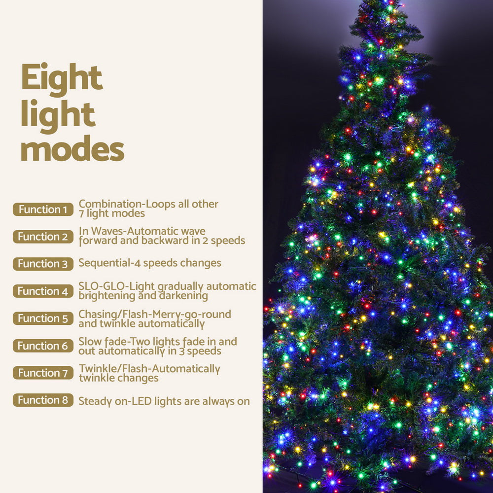 7FT Xmas Tree w/ 8 Lighting Modes & 1134 LEDs - Jingle Jollys