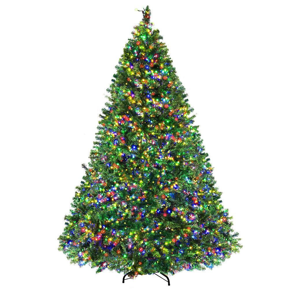 Jingle Jollys 2.4M LED Christmas Tree Multi-Colour 8 Light Modes