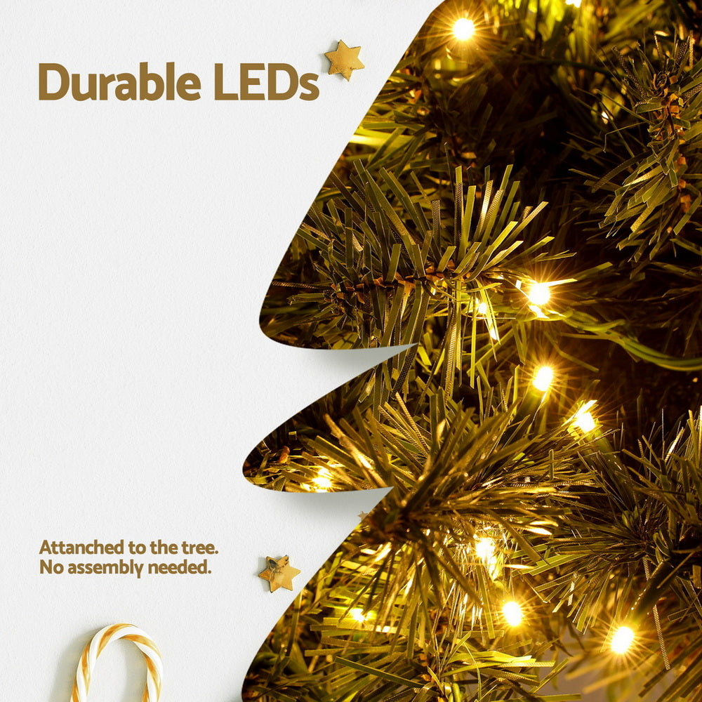 Jingle Jollys LED Christmas Palm Tree 3-in-1 Party Decor 1.2/1.5/1.8M