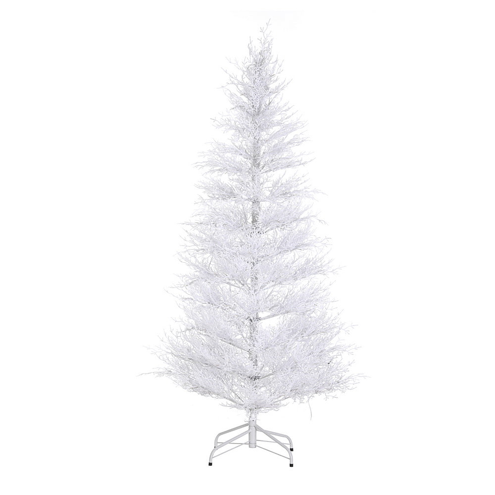 Jingle Jollys 180cm LED Christmas Tree Multi-Colour Lights Snowy