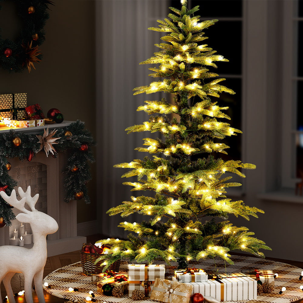 Jingle Jollys 210cm LED Christmas Tree 860 Tips Warm White