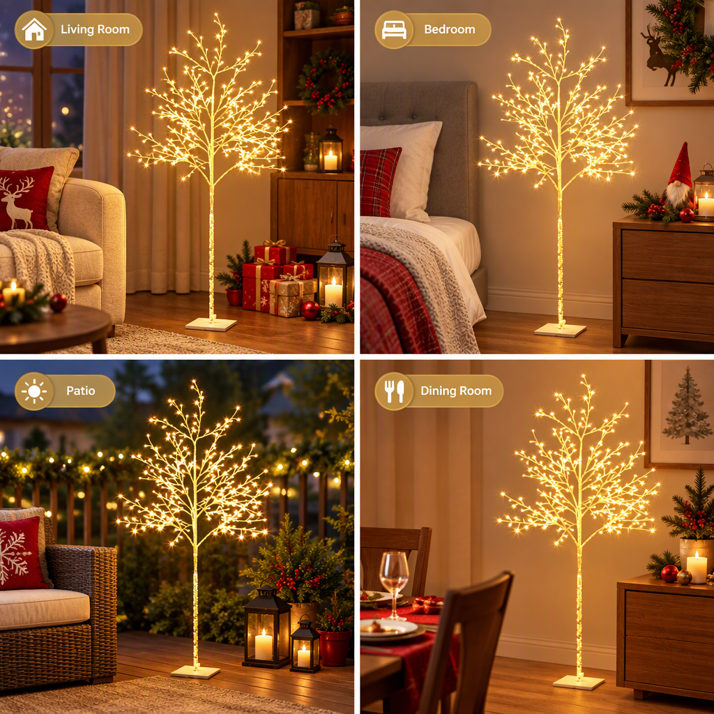 Jingle Jollys 1.5M Christmas Tree with 304 LED Lights