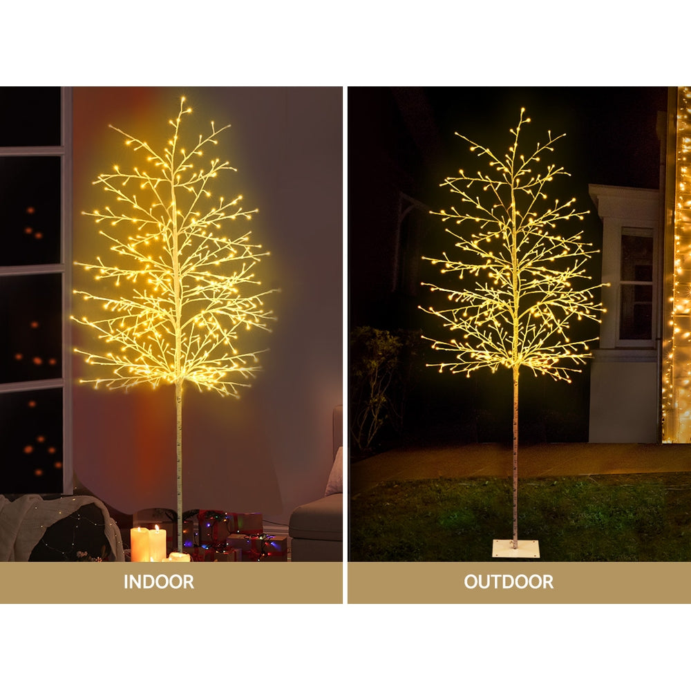Jingle Jollys 2.1M LED Christmas Tree 480 Warm White Lights
