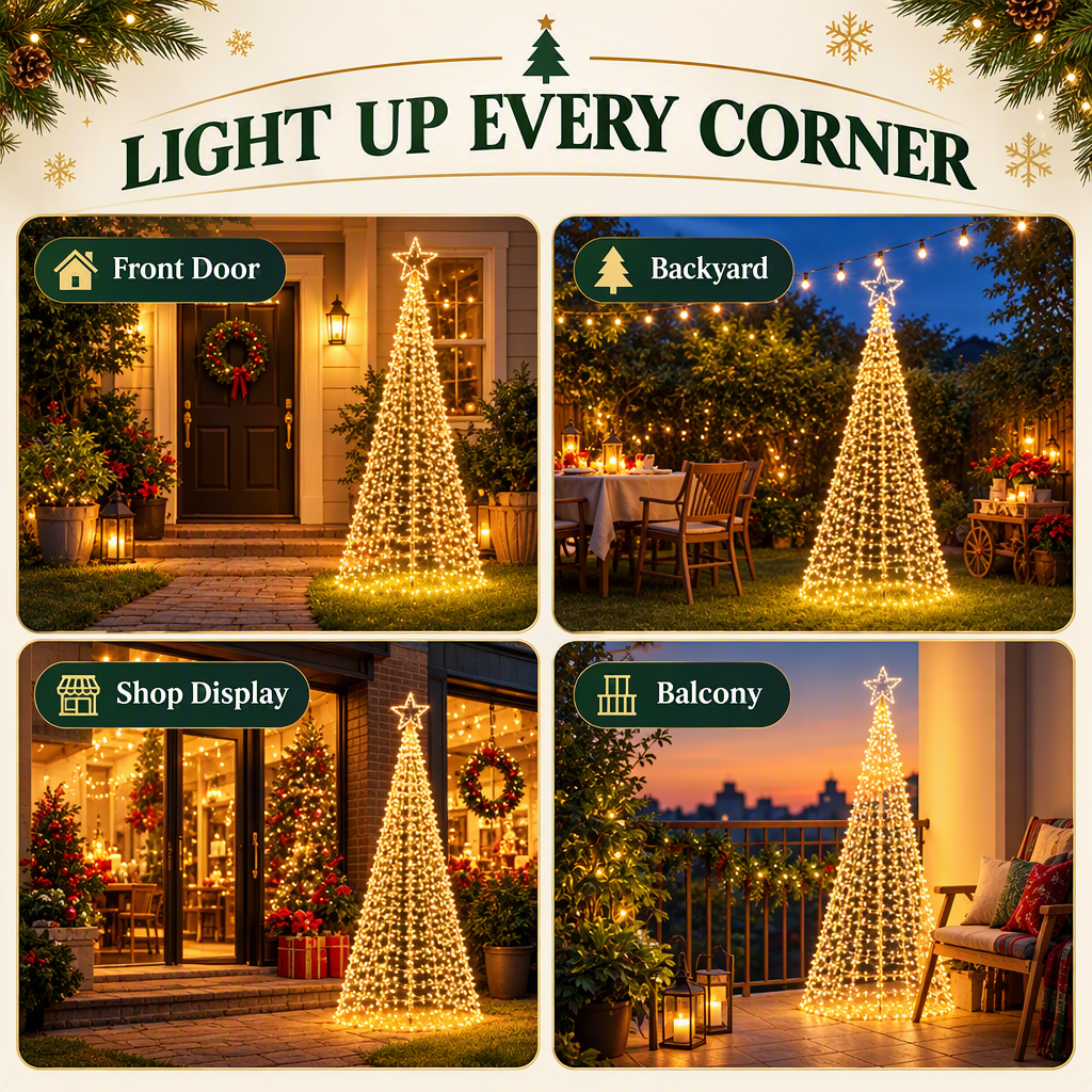 Jingle Jollys Solar Christmas Tree 3.6m 800 LED
