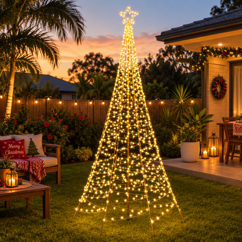 Jingle Jollys Solar Christmas Tree 3.6m 800 LED