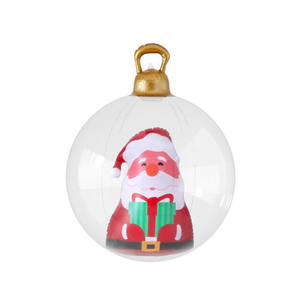 Jingle Jollys Christmas Inflatable Ball 60cm Giant Bauble Clear