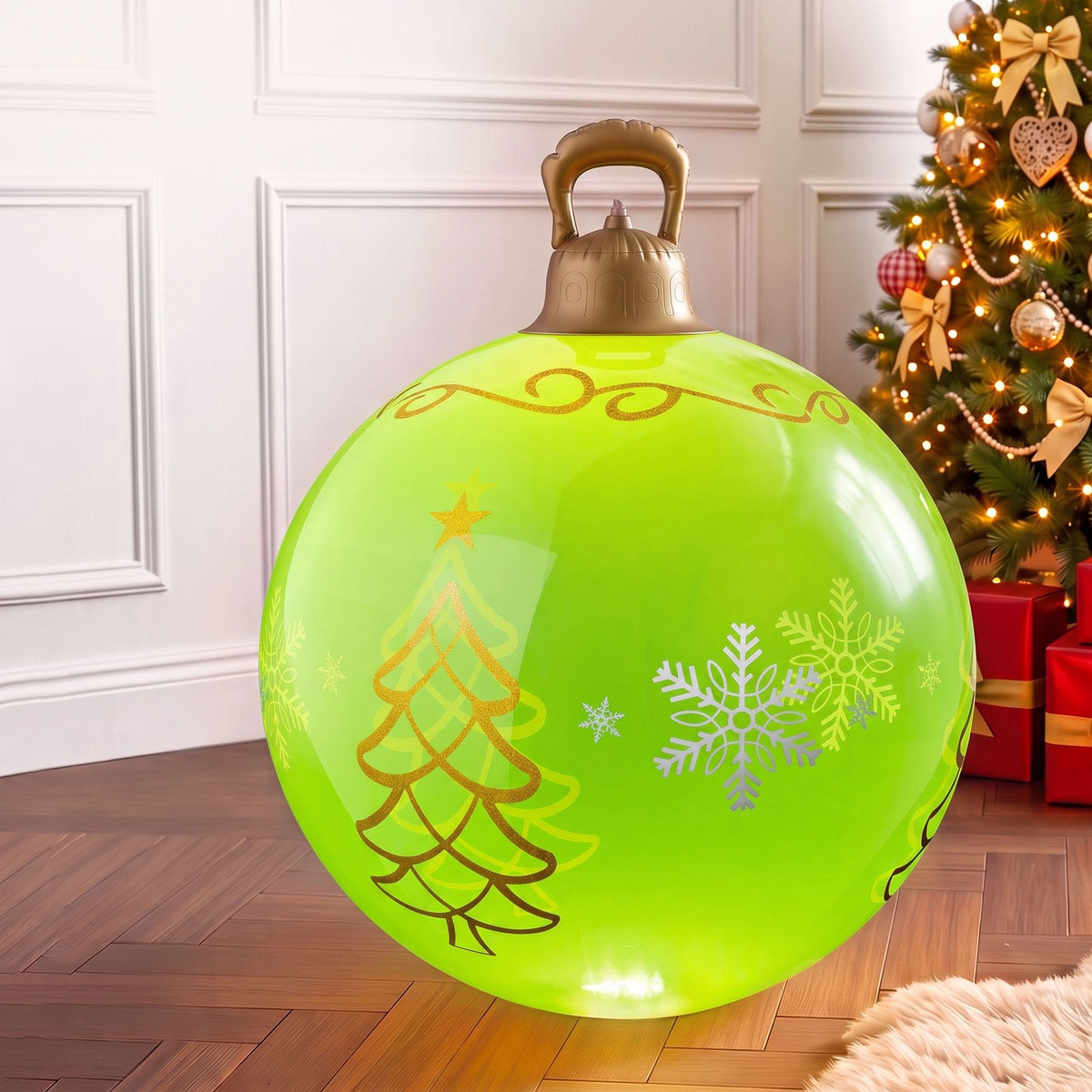 Jingle Jollys Christmas Inflatable Ball 60cm LED Light Decoration