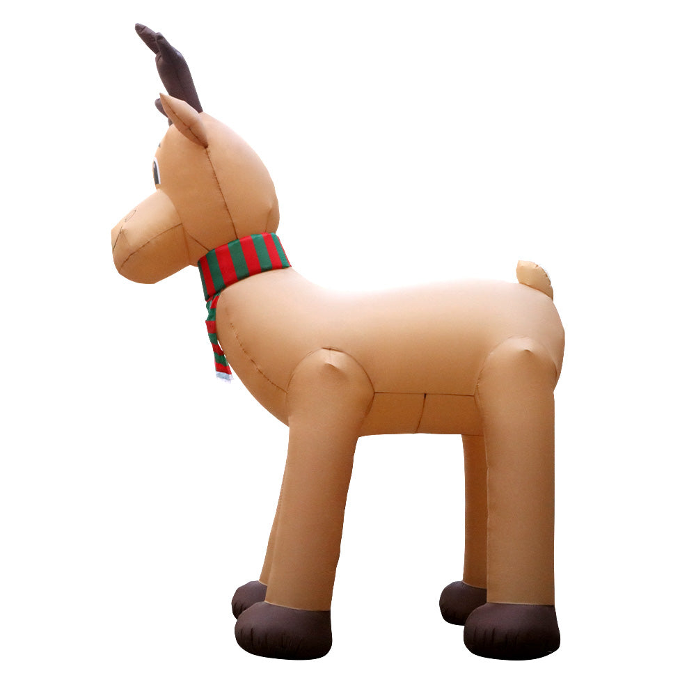 Jingle Jollys 5M Inflatable Reindeer Illuminated Christmas Decoration