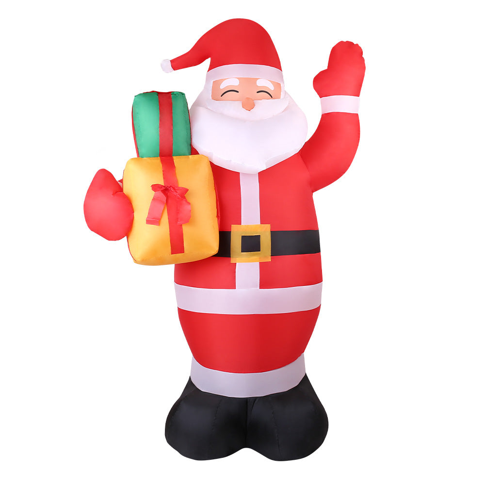 Jingle Jollys 2.4M Inflatable Santa Illuminated Christmas Decoration