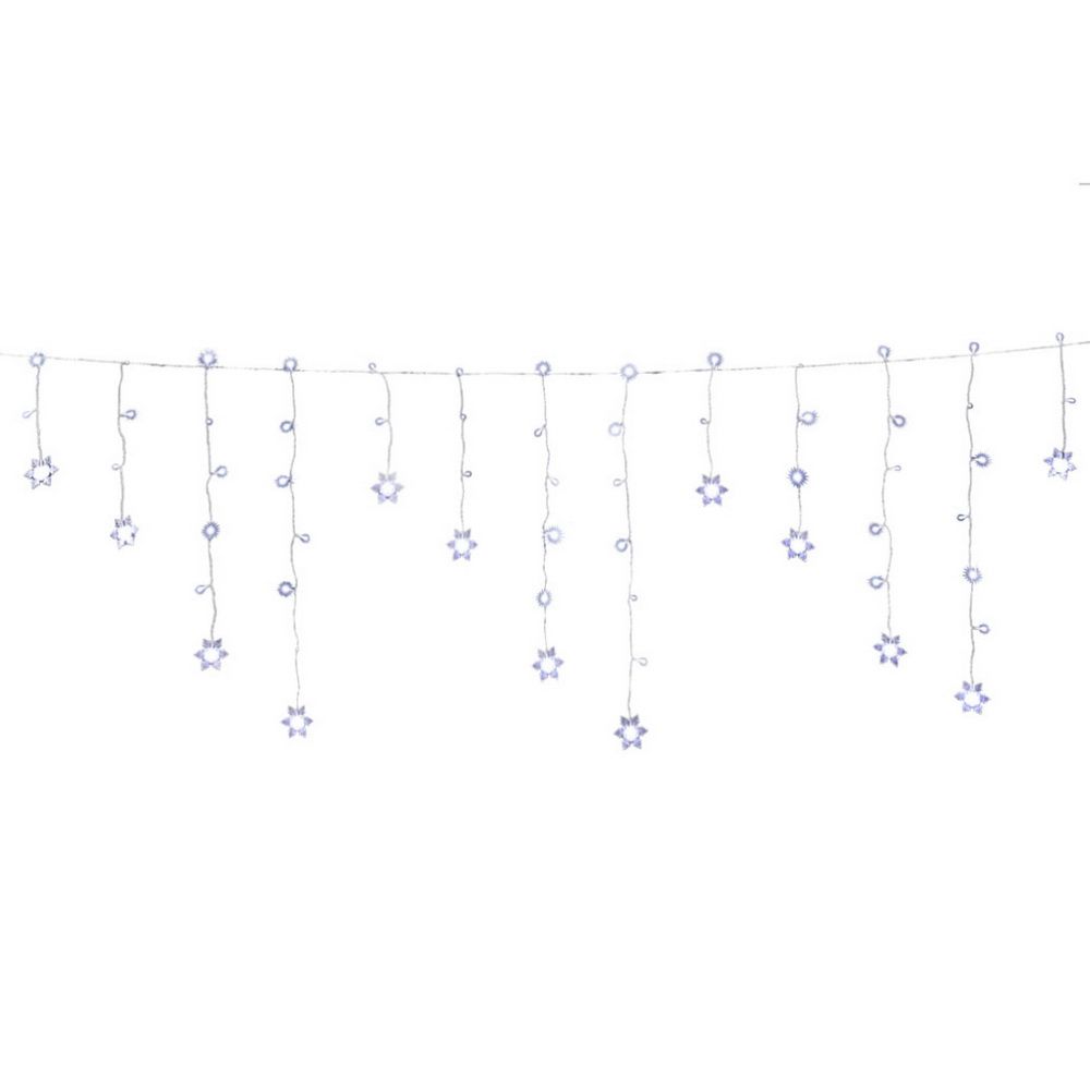 Jingle Jollys 6M Christmas Icicle Lights 160 LED Cold White