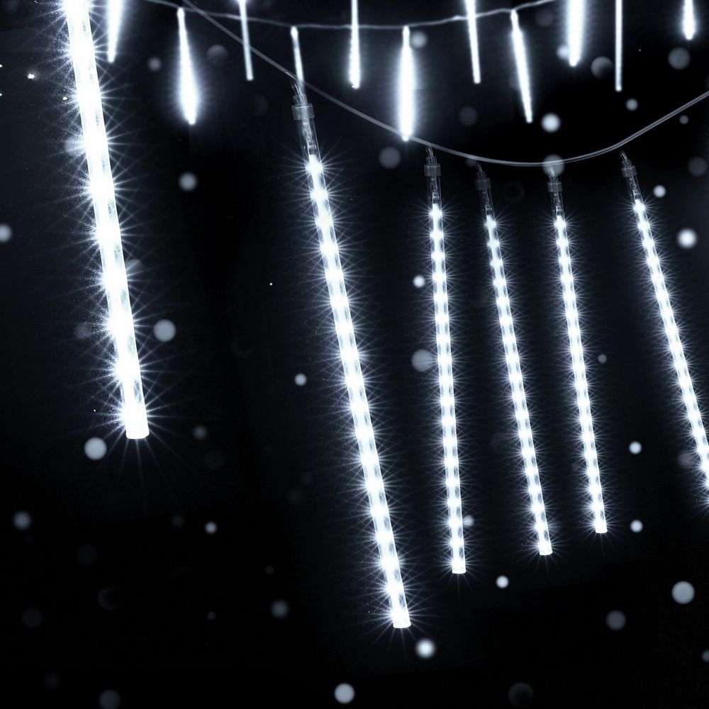Jingle Jollys 7M Christmas Icicle Shower Lights 288 LED
