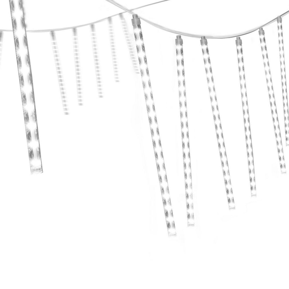 Jingle Jollys 7M Christmas Icicle Shower Lights 288 LED