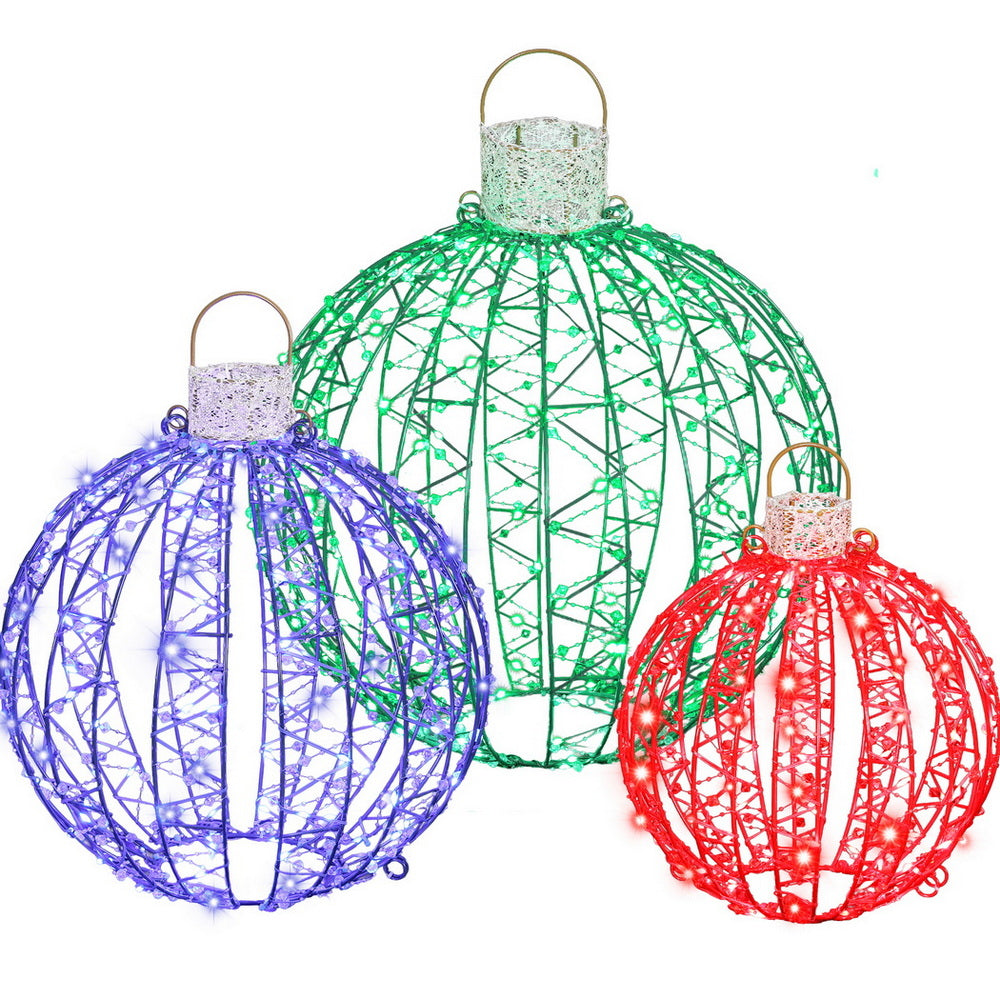 Jingle Jollys 320 LED Fairy Light Ball Decorations Set