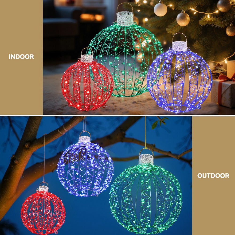 Jingle Jollys 320 LED Fairy Light Ball Decorations Set