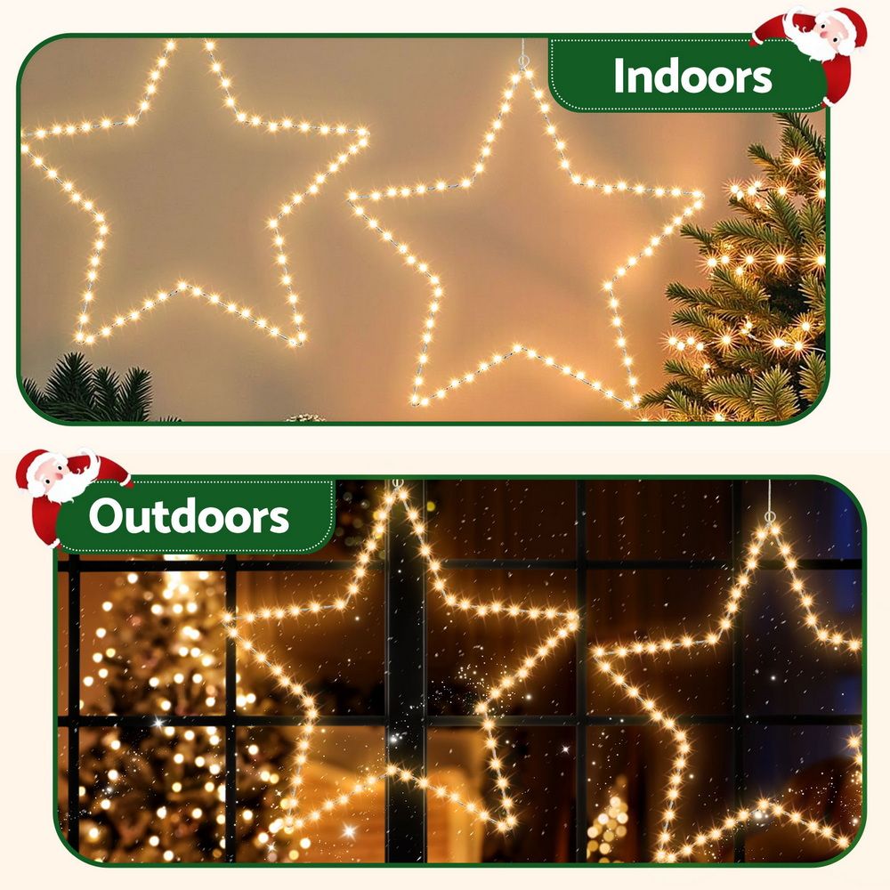 Jingle Jollys 50cm Star Christmas Light with 70 LED